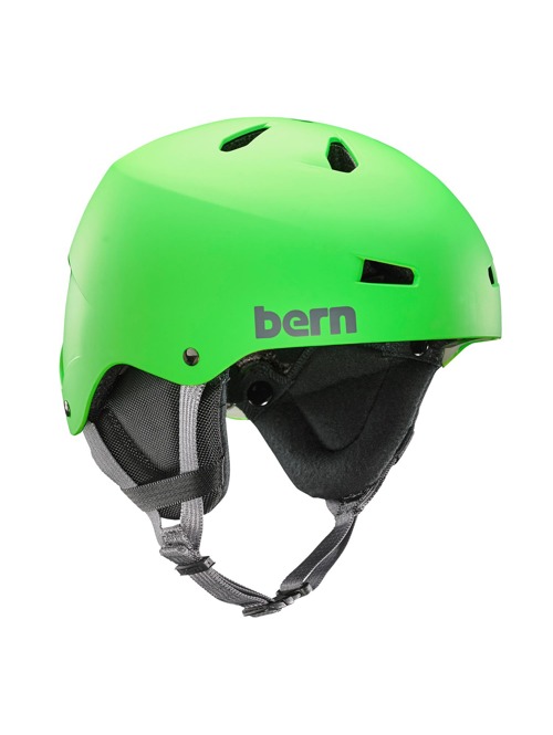 Zimní helma Bern Team Macon 17/18 matte neon green