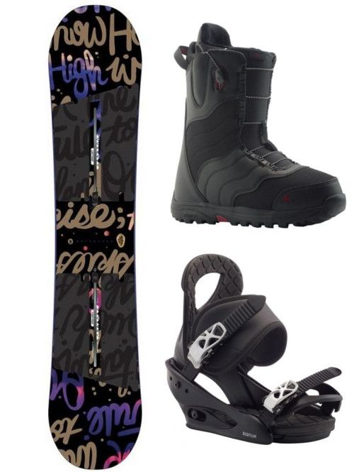 Dámský snowboard komplet Burton Socialite Snowboard