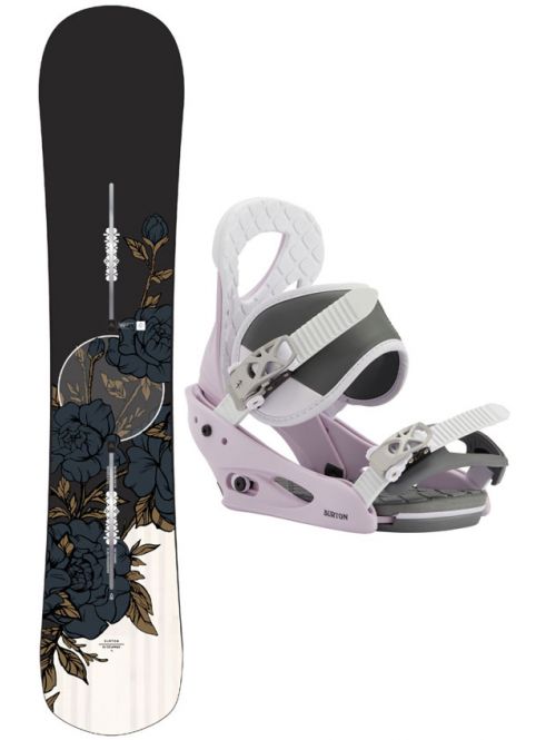 Dámský snowboard set Burton Hideaway 20/21