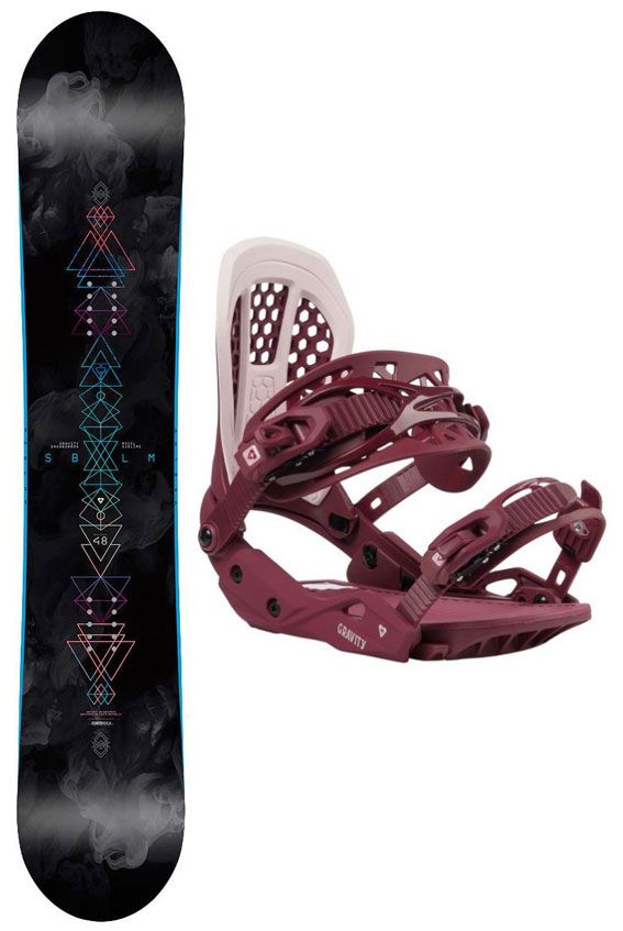 Snowboard set Gravity Sublime 19/20 Snowboard