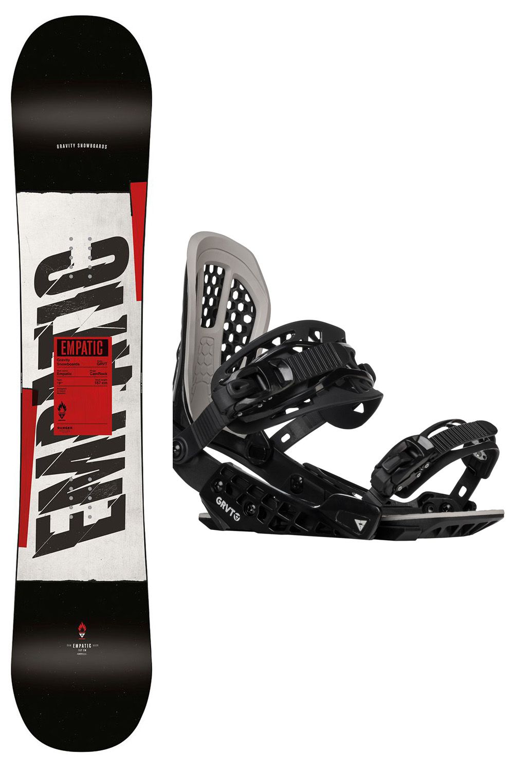 Snowboard set Gravity Empatic 23/24 Snowboard