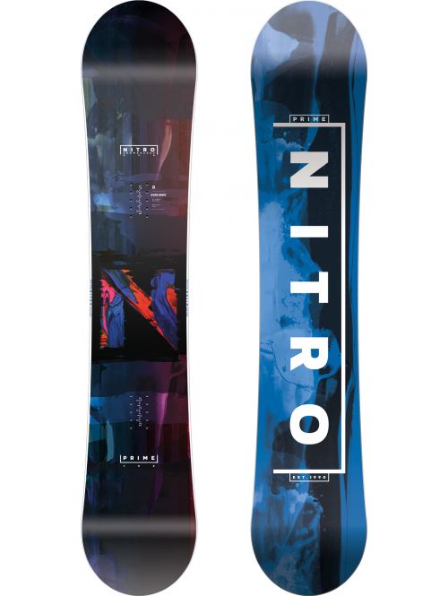 Snowboard Nitro Prime overlay 19/20 wide