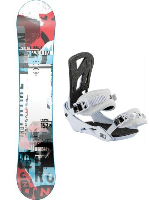 Snowboard set Nitro Prime 21/22 collage