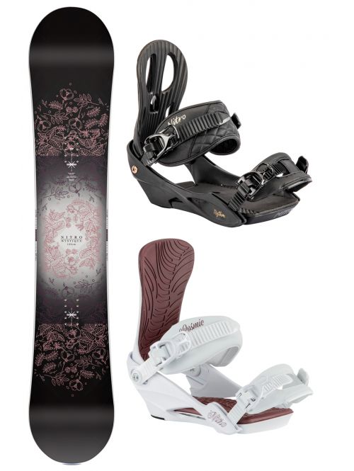 Snowboard set Nitro Mystique 22/23 Snowboard