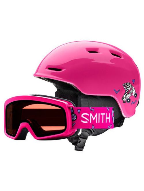 Dětská helma Smith Zoom Jr./Rascal pink skates
