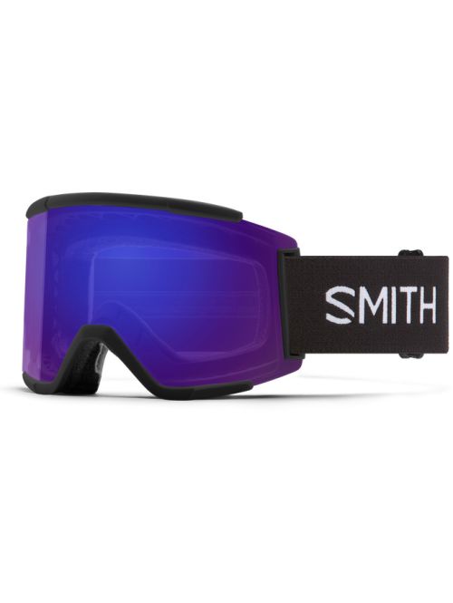 Brýle Smith Squad XL black 23/24 ChromaPop Everyday Violet Mirror