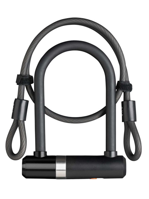 Zámek na kolo AXA Newton UL Mini 150/14 + kabel 100/8 klíč černá