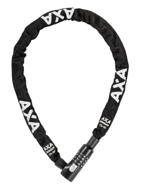 Řetězový zámek na kolo AXA Absolute 90/5 kód černá