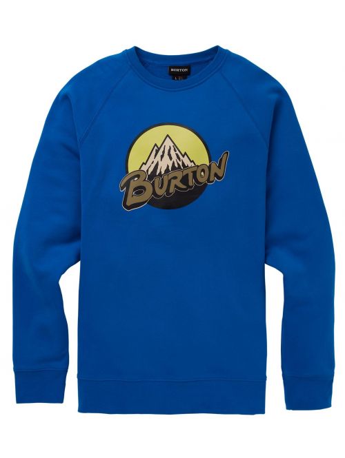 Mikina Burton Retro Mountain Crew Lapis Blue