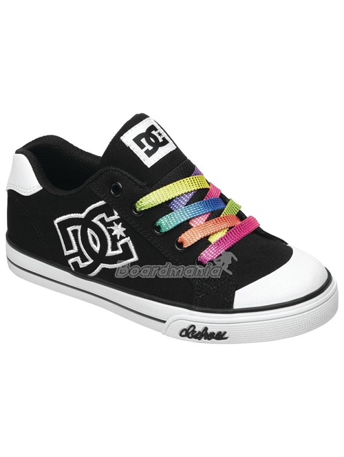 Dětské boty DC Chelsea Canvas black/white