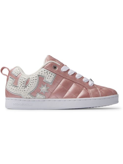 Boty DC Court Graffik Se Pink With Silver