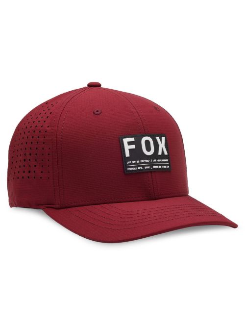 Kšiltovka Fox Non Stop Tech Flexfit Scarlet
