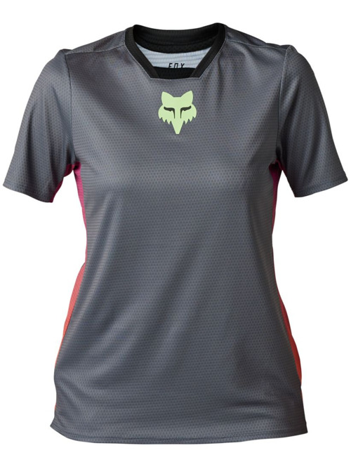 Dámský cyklo dres Fox W Defend Race Ss Pewter