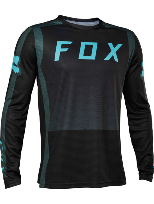 Dětský cyklo dres Fox Yth Defend Ls Emerald