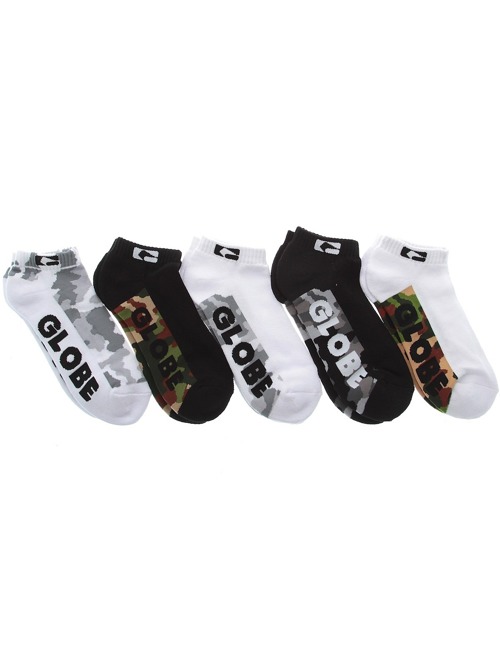 Ponožky Globe Malcom Ankle 5 pack camo