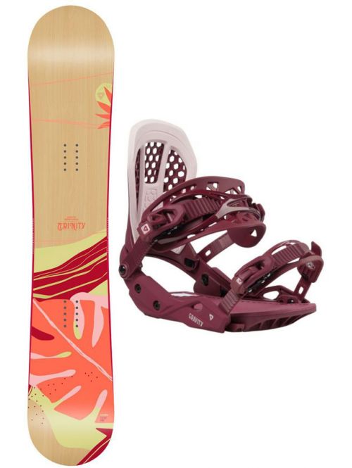 Snowboard set Gravity Trinity 19/20