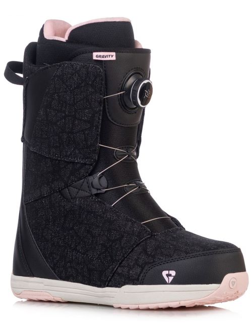 Boty Gravity Aura Atop 22/23 black denim/pink