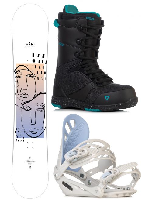 Snowboard komplet Gravity Mist 22/23