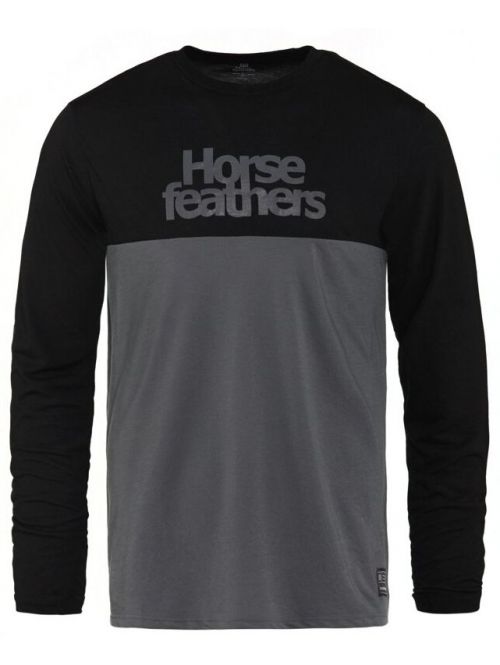 Tričko Horsefeathers Fury Ls black/gray