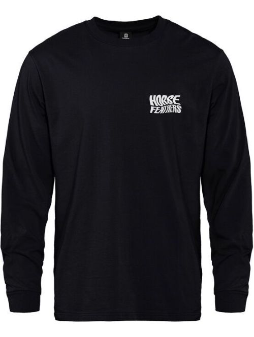 Tričko Horsefeathers Distord Ls black
