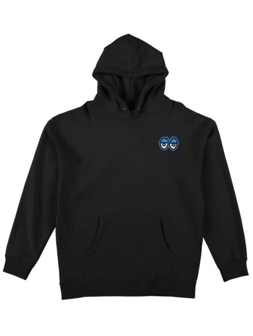 Mikina Krooked Eyes emb black blue