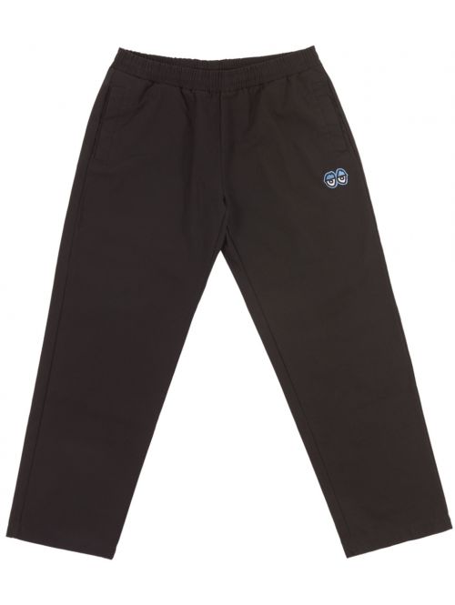 Kalhoty Krooked Eyes emb black blue