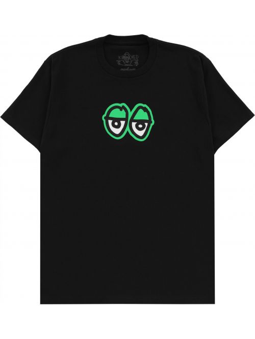 Pánské tričko Krooked Eyes black green