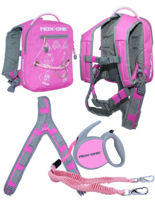 Postroj na výuku snowboardingu MDXONE OX pink