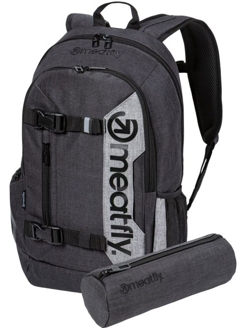 Batoh Meatfly Basejumper 6 charcoal heather/grey heather 22 l