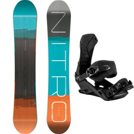 Snowboard set Nitro Team Gullwing 17/18