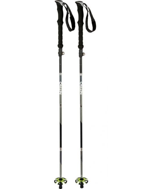 Hůlky na splitboard Nitro 4 Pcs Alu Splitboard Poles black grey green