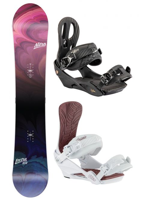 Dámský snowboard set Nitro Lectra 23/24