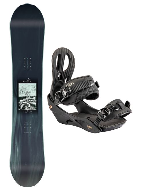 Snowboard set Nitro Mystique 23/24