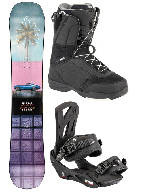 Snowboard komplet Nitro Cheap thrills 24/25
