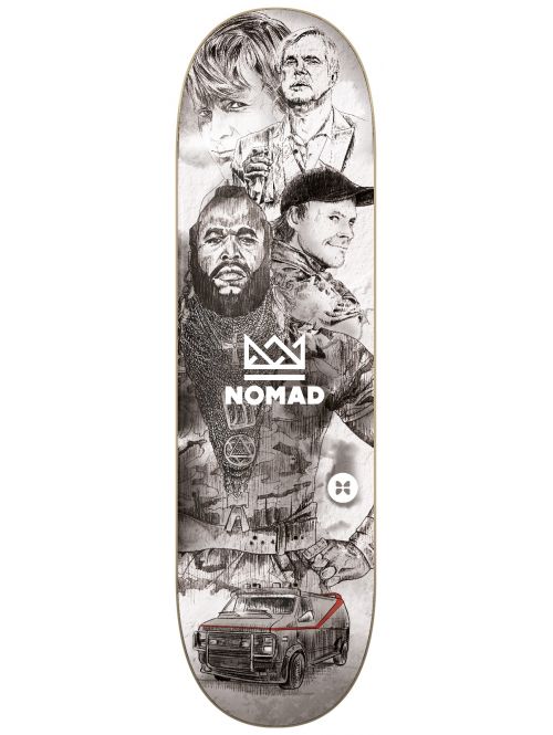 Skate deska Nomad NMD Team Silver HIGH