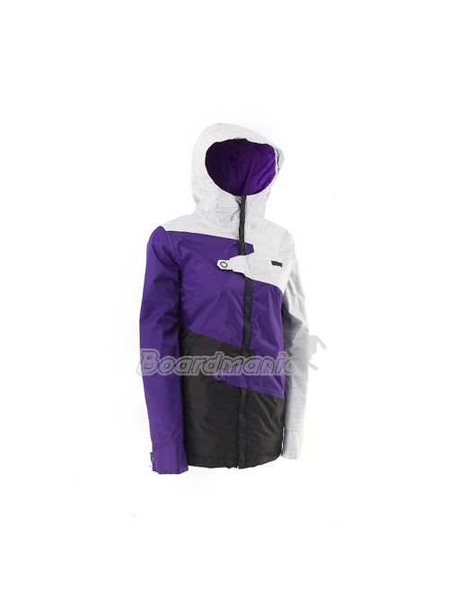 Dámská bunda Nugget Blade black/ purple/ heather white