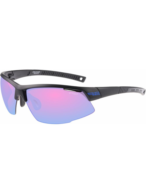 Cyklo brýle R2 Racer black/blue revo HD