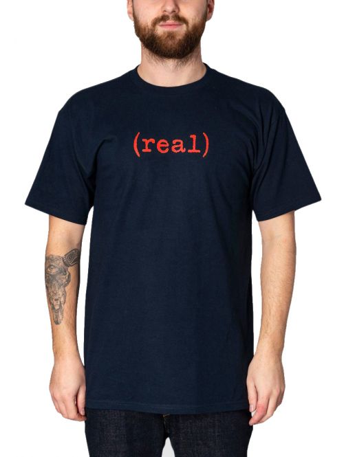 Pánské tričko Real Lower navy red