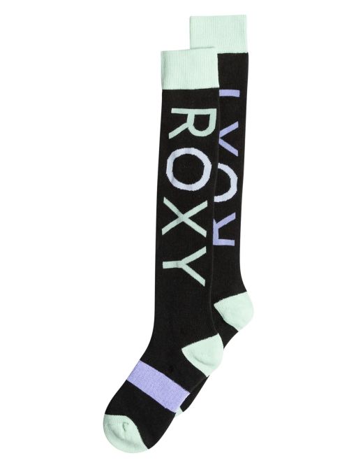 Podkolenky Roxy Misty true black/lime