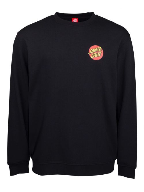 Pánská mikina Santa Cruz Classic Dot Chest Crew black