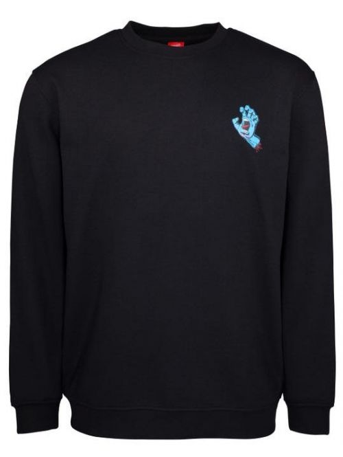 Pánská mikina Santa Cruz Screaming Hand Chest Crew black