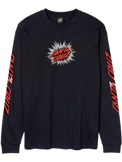 Pánské tričko Santa Cruz Burst Oval Dot Front black