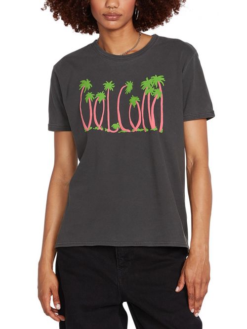 Triko Volcom Truly Ringer black