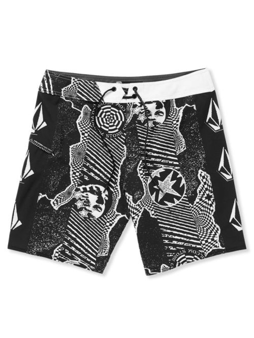 Plavky Volcom Lido Iconic Mod 19 Black White
