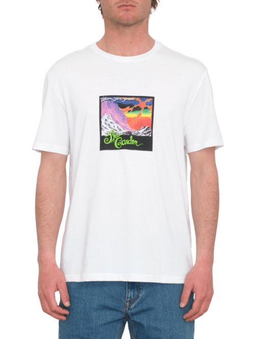 Tričko Volcom V Ent The Garden Bsc Sst White