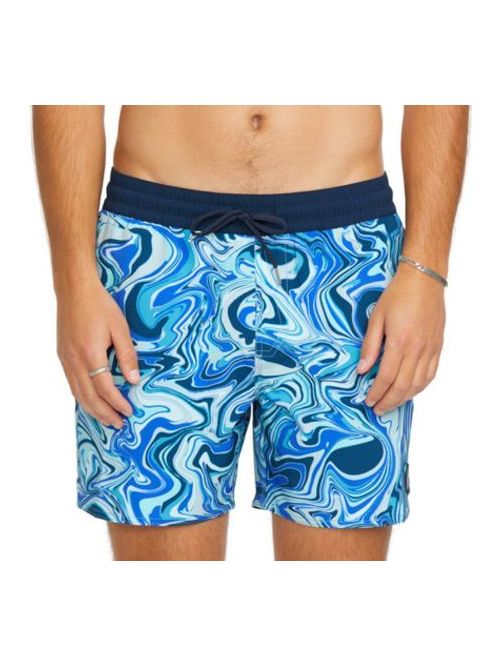 Plavky Volcom Lido Print Trunk 16 Navy